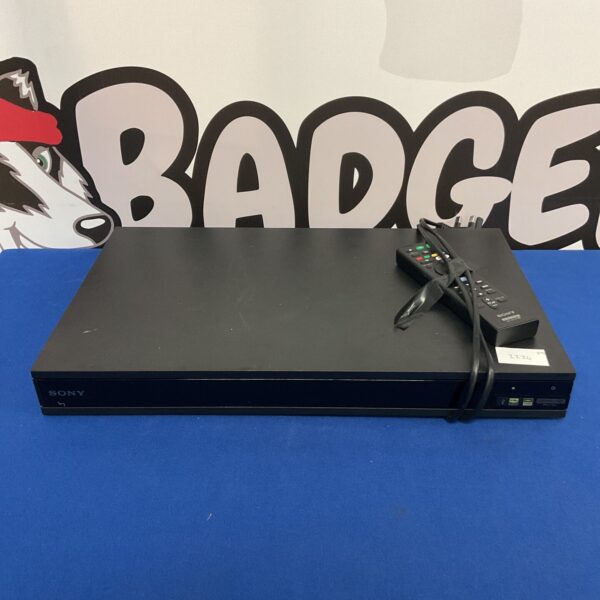 Sony UBP-X700 4K Blu-Ray player for home theater entertainment.