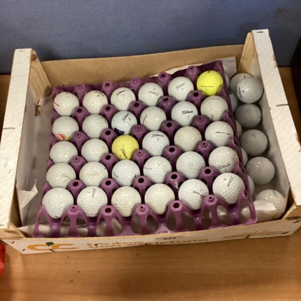 Used Titleist and Pro V1 golf balls in a quantity lot.