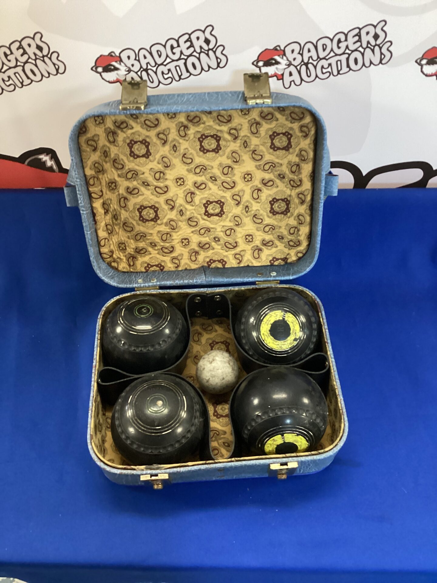 666 Set of vintage garden bowls in bag