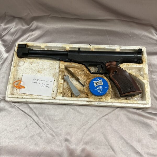 Vintage Gamo .177 air pistol with under lever mechanism.