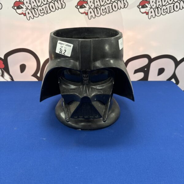 Darth Vader plant pot, a unique Star Wars collectible for home decor.