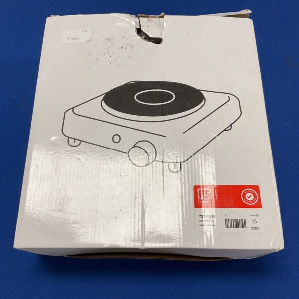 RS Pro hot plate with circular heating surface.