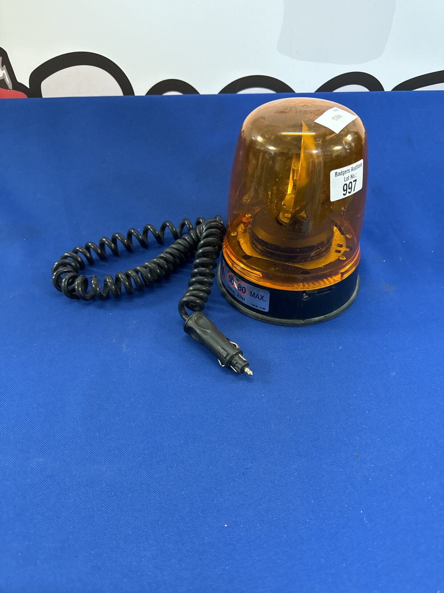 997 Britax 12v orange beacon lamp