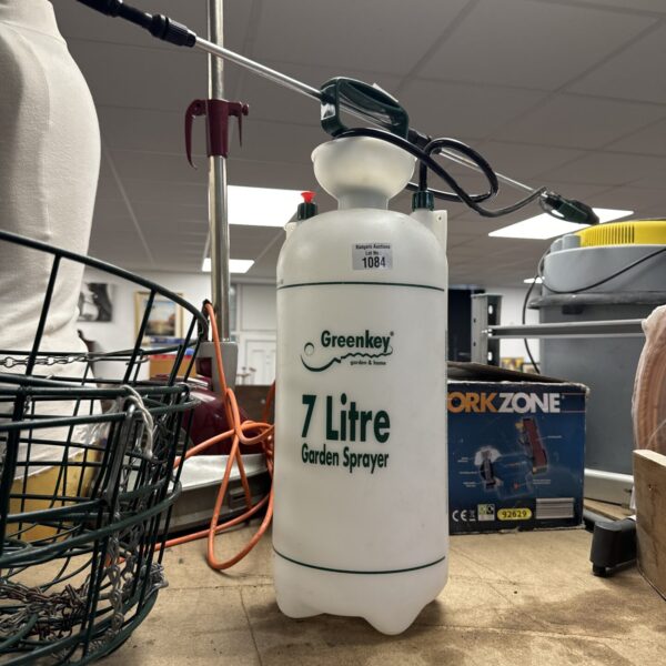 Used Greenkey 7 litre garden sprayer for plant care.