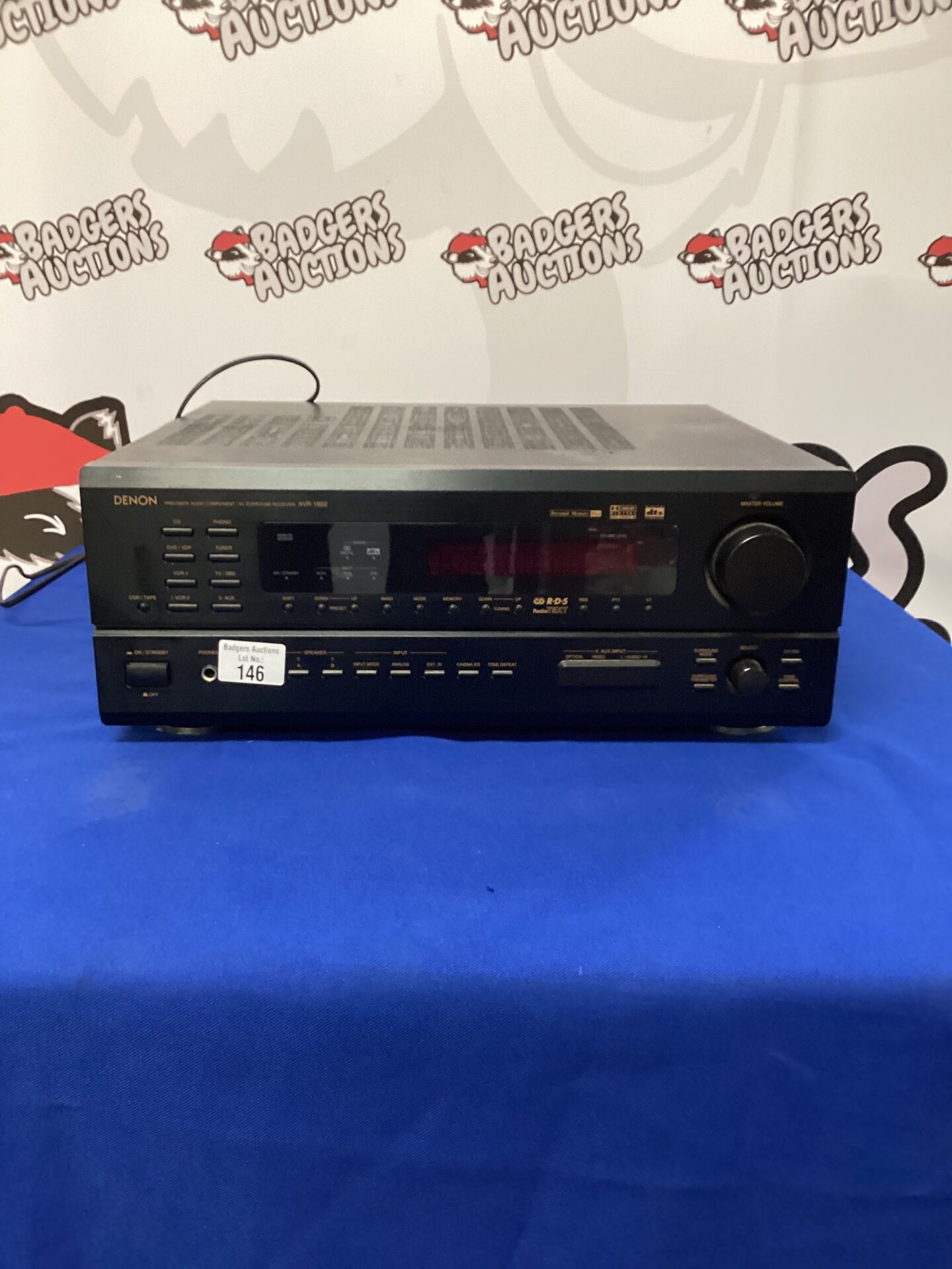 146 Denon precision audio component/AV surround reciever