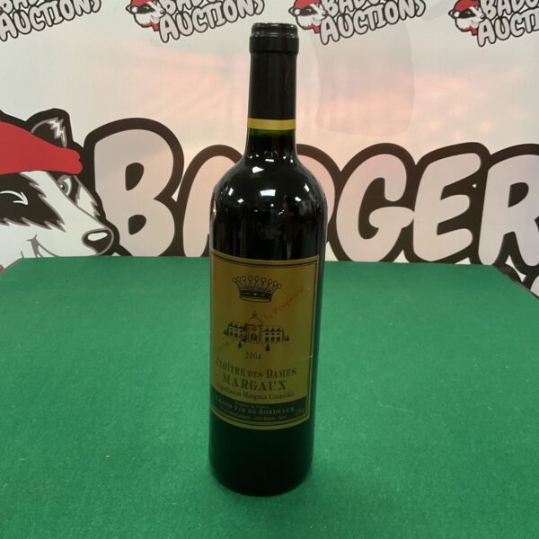 2004 Cloitre des Dames Margaux wine bottle, a collectible French wine.