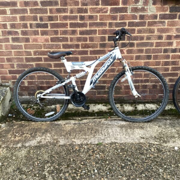 Vintage Muddyfox mountain bike in used condition.