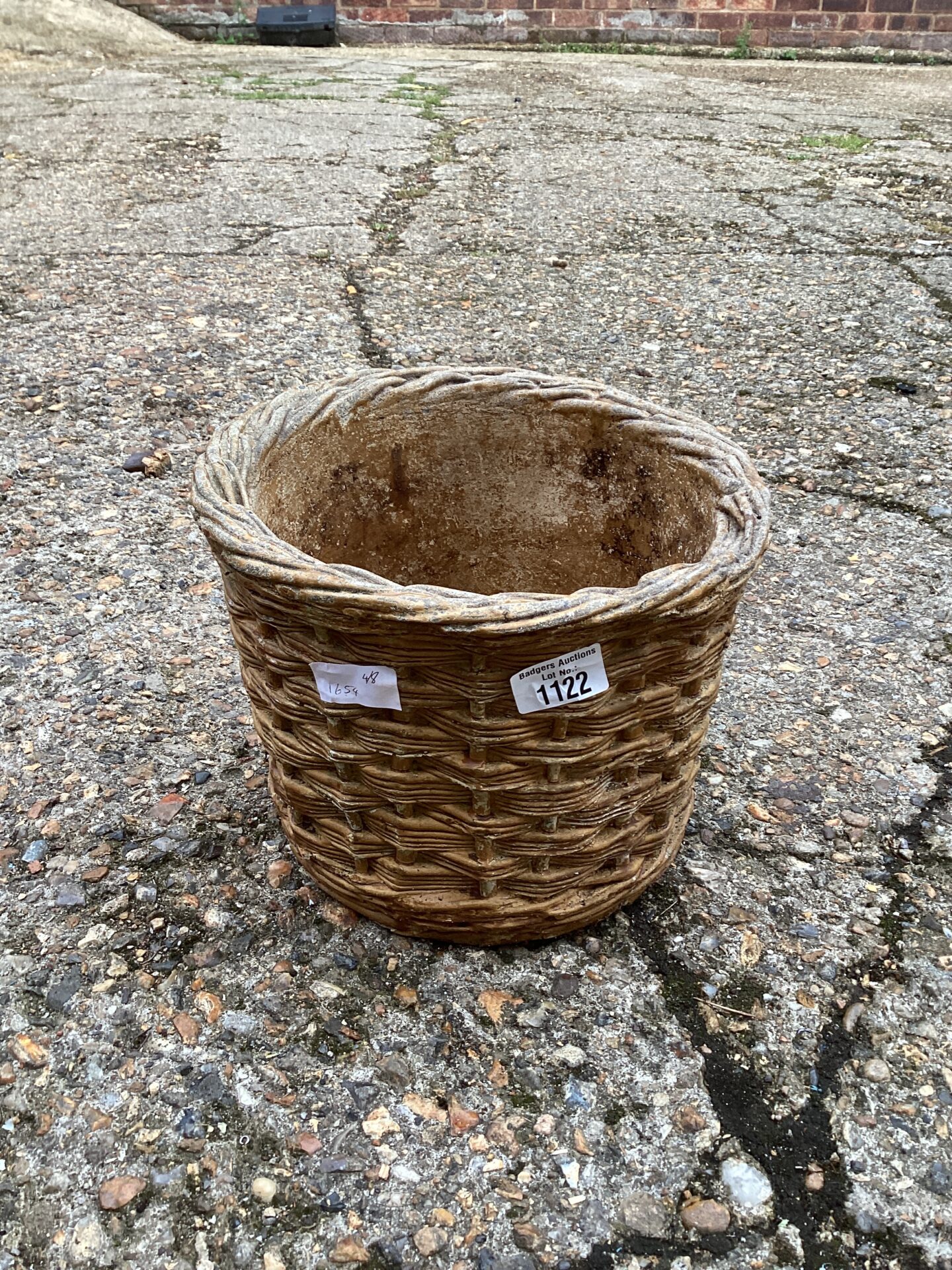 1122 Sandford stone Lattice pattern garden planter