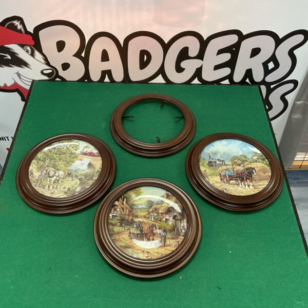 Framed limited edition Wedgwood bone china decorative plate.
