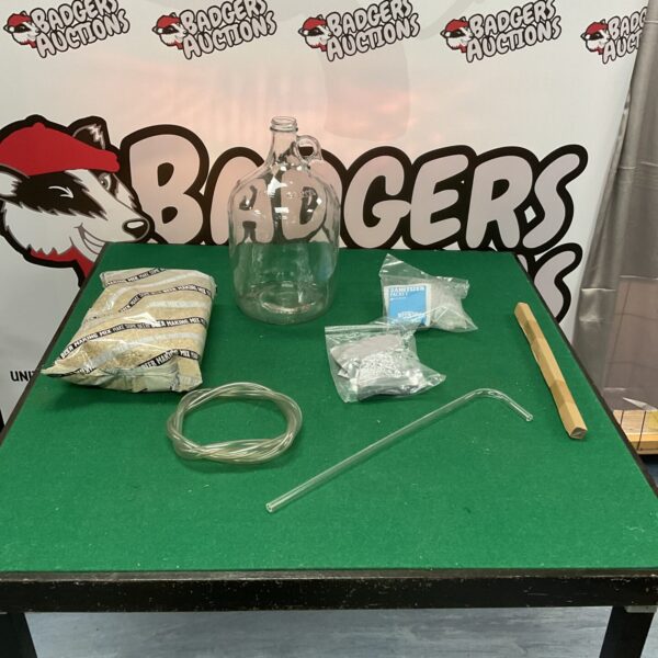 Brooklyn Brew Shop beer making kit with glass carboy.