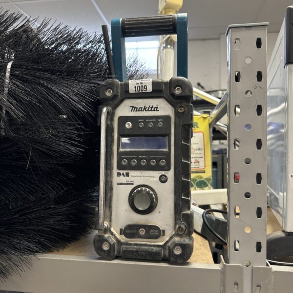 Makita DAB site radio body only, portable jobsite radio.