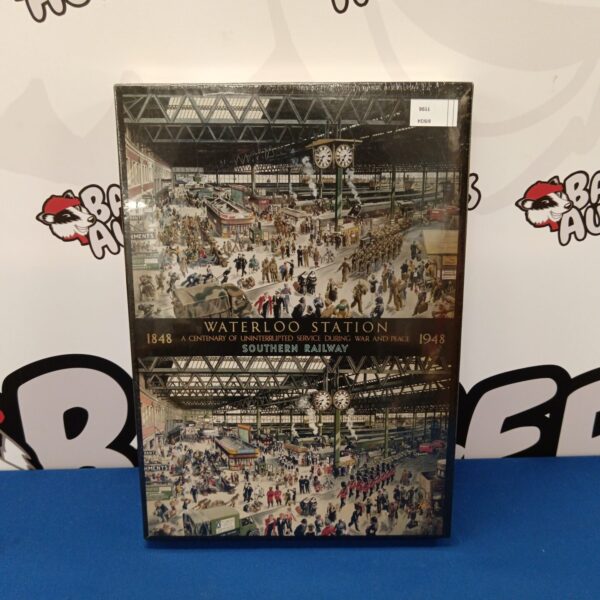 Sealed Gibson's jigsaw puzzle of Waterloo Train Station.