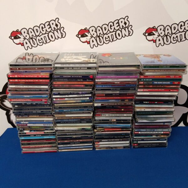 Large lot of music CDs from the 1990s and 2000s.