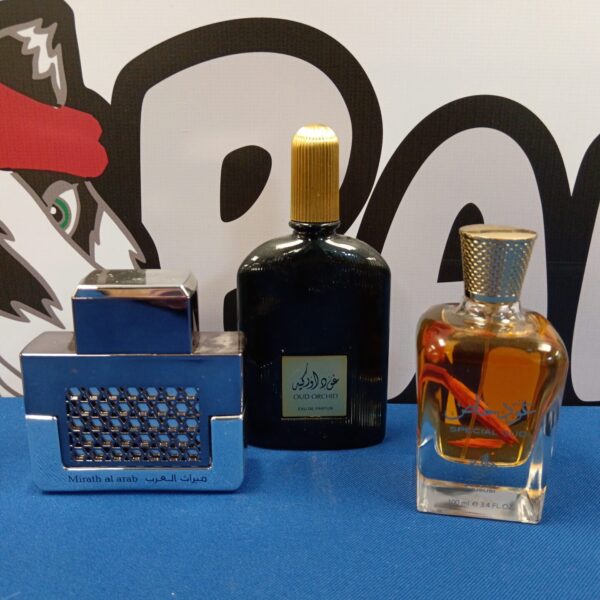 Ladies eau de parfum set featuring Mirath Arab fragrance.