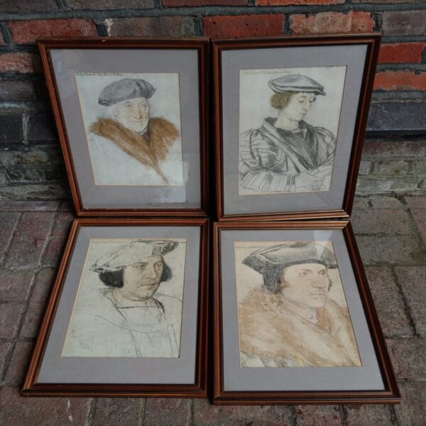 Antique print of Thomas More, a Renaissance historical portrait.