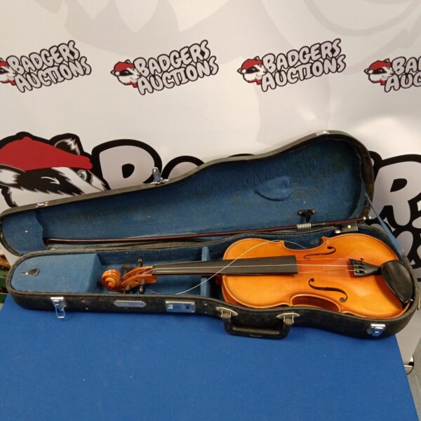 Vintage Franz Sandner German violin in its original case.