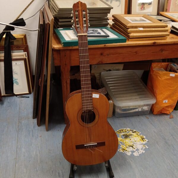 Vintage Landola V-63 acoustic guitar in good condition.