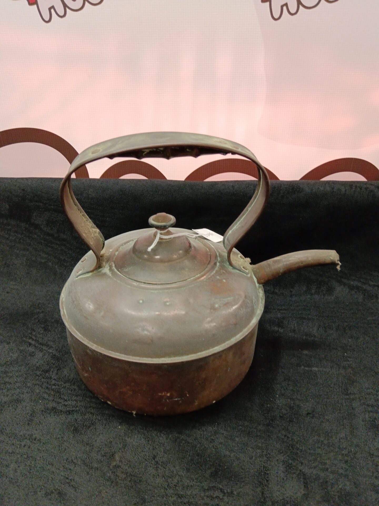 031 Antique copper kettle