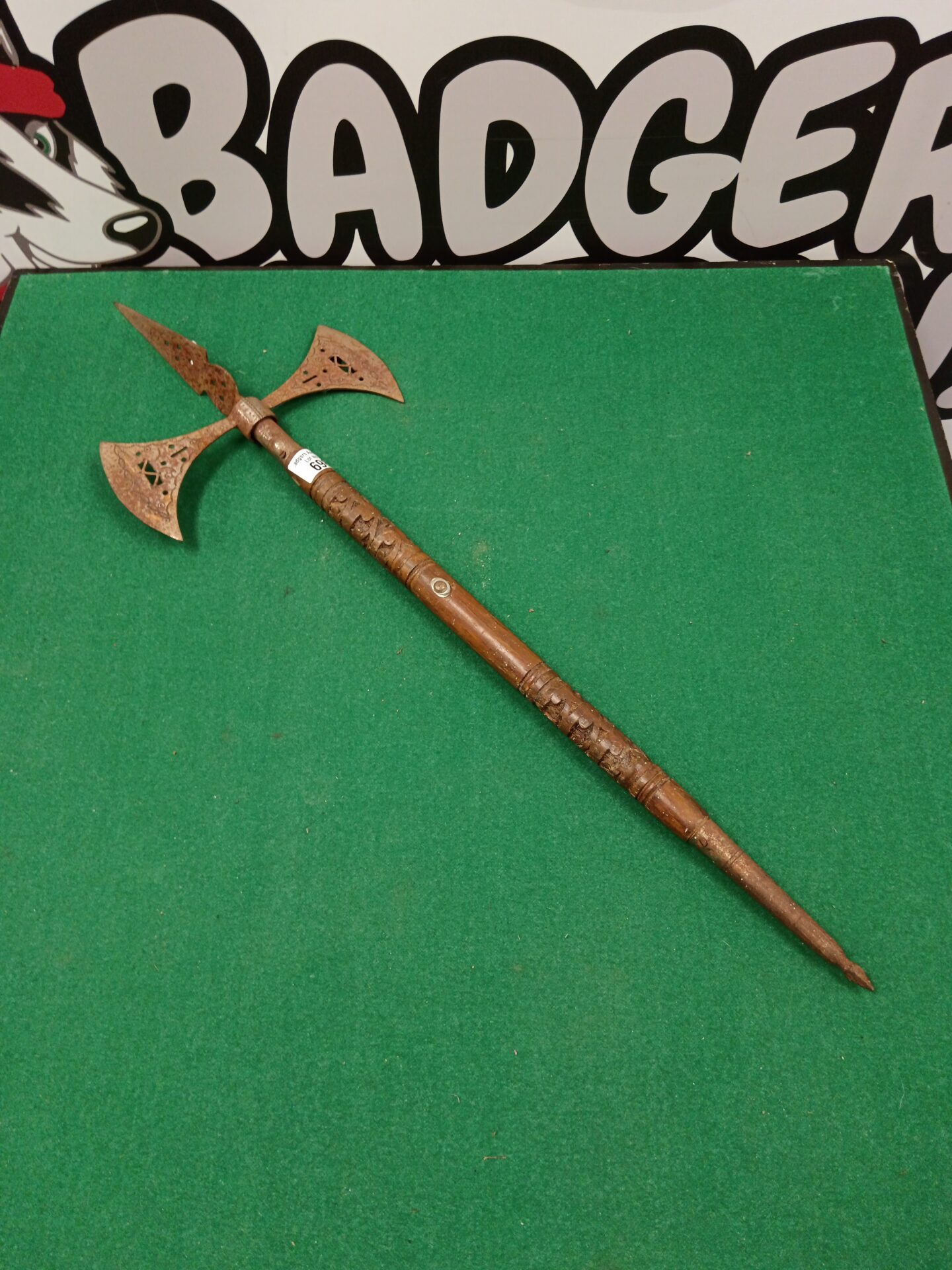 698 Decorative Indian ceremonial axe