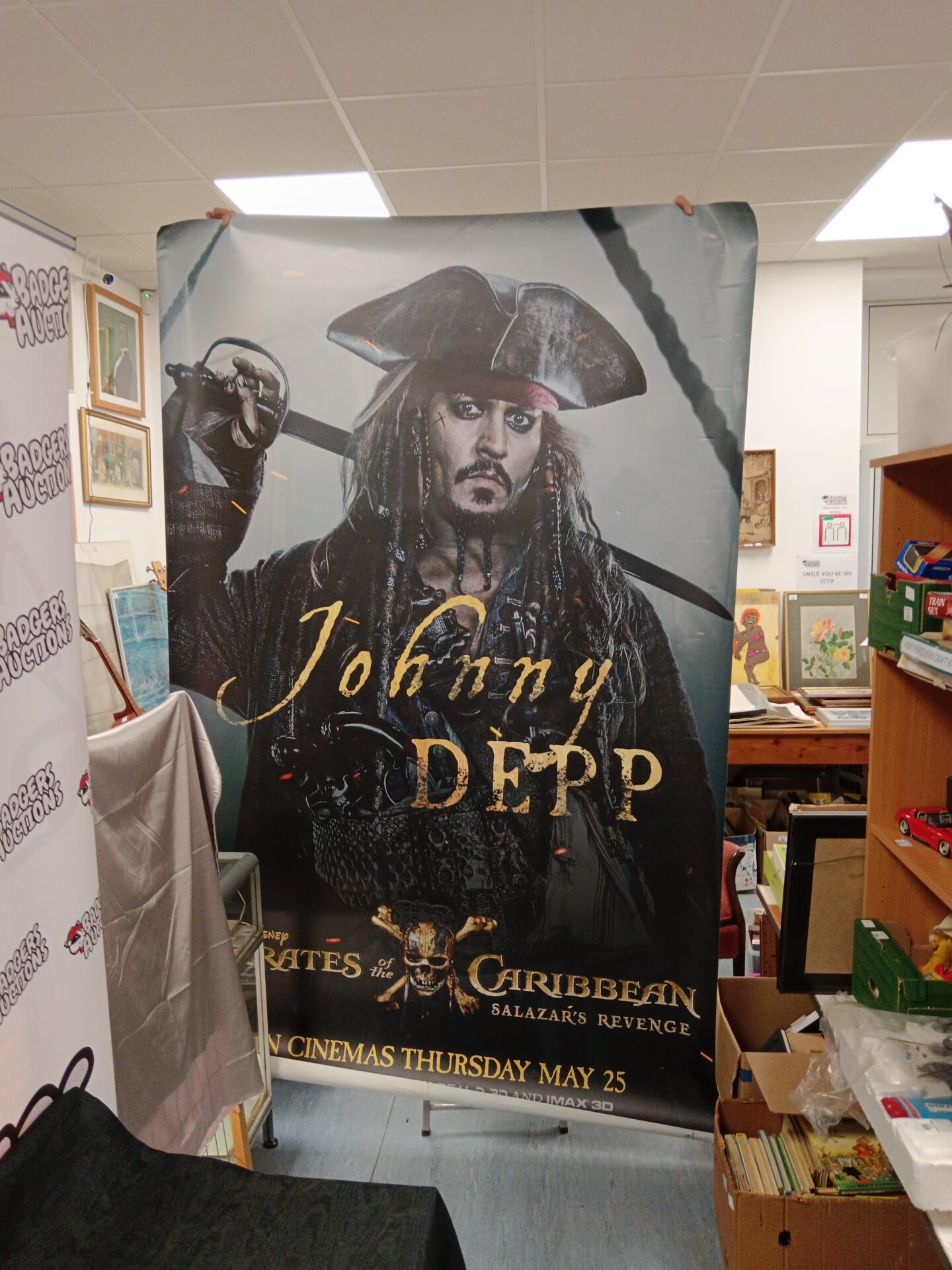 701 Large pirates of the Caribbean cinema lobby poster