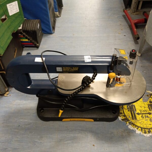 Unresponsive Power Pro scroll saw for woodworking and DIY projects.