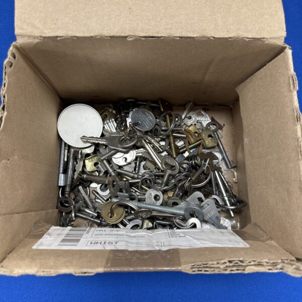 Vintage assorted keys lot for collectors and crafting projects.
