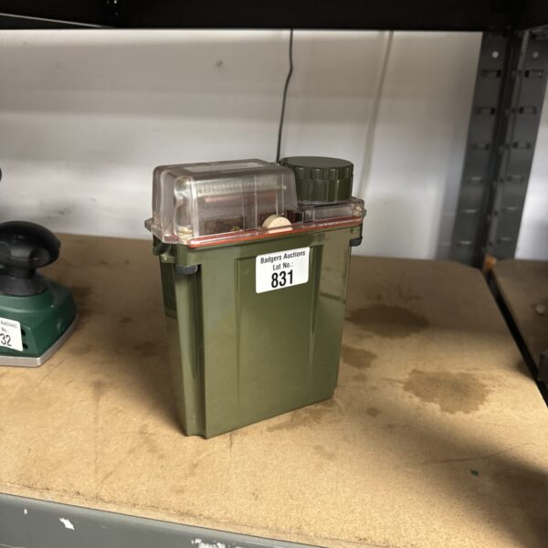 Vintage Plessey PD82M dosimeter for radiation measurement.