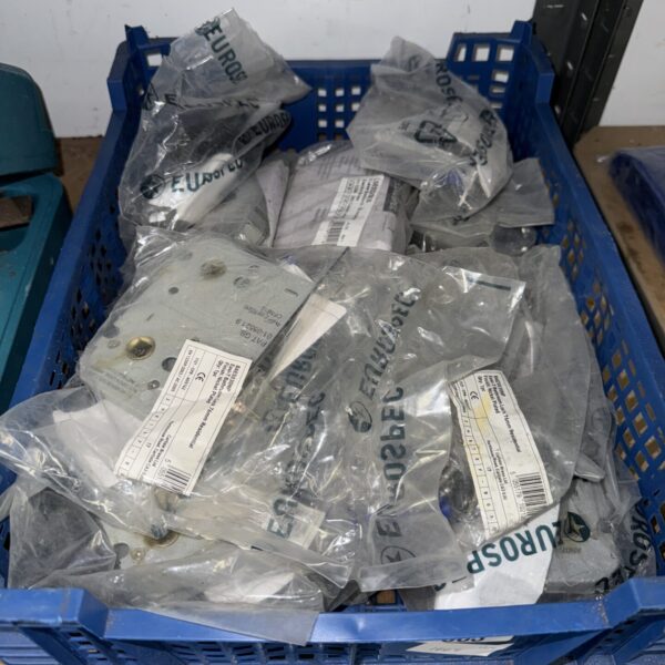 Tray of 76mm bathroom locks for internal doors.