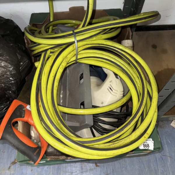 Karcher K2.200 electric pressure washer with hose and lance.