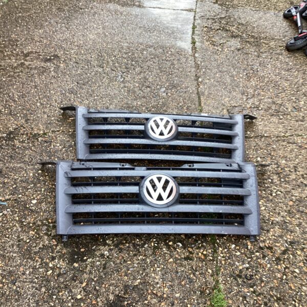 Vintage Volkswagen front grille panels for car restoration.