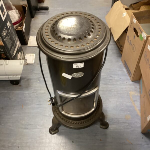 Vintage Glen electric heater with enamel finish.