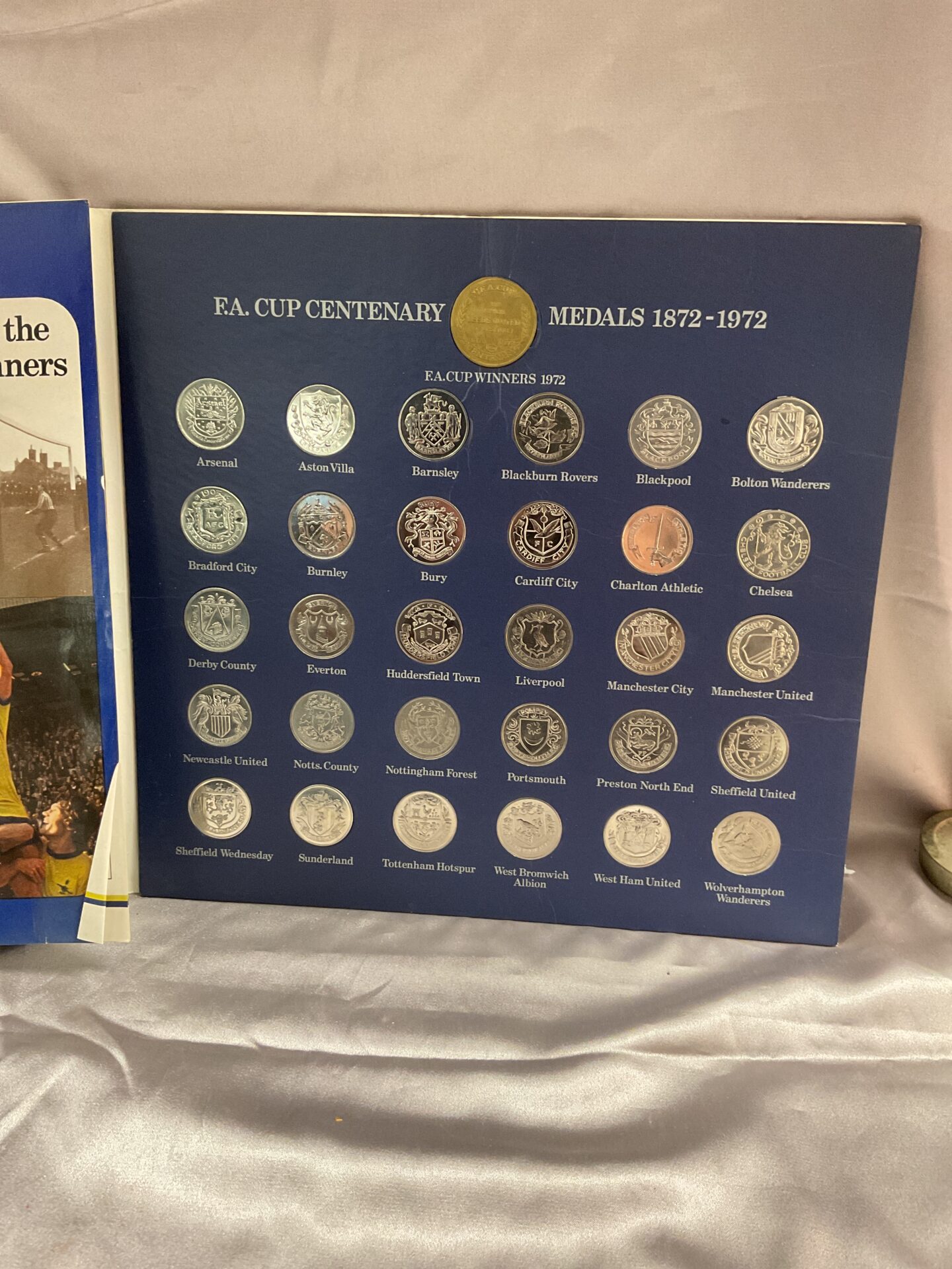 716 F A Cup Centenary 1872 x 1972 Coin Collection