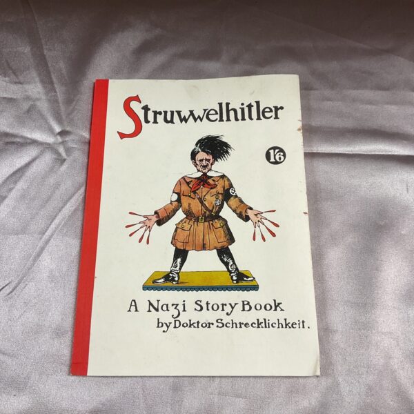 Struwwelhitler Story Book cover with satirical Nazi imagery.