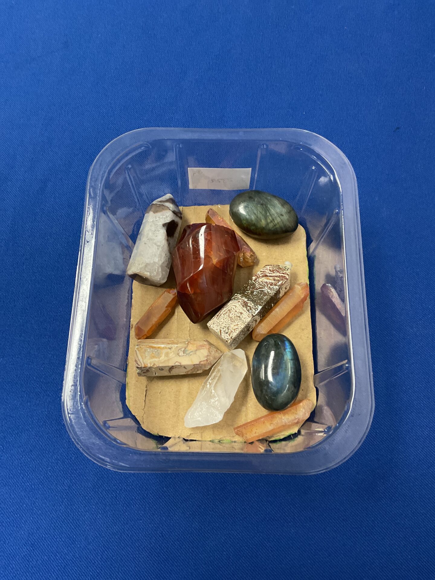196 Collection of semi precious gemstones & crystals