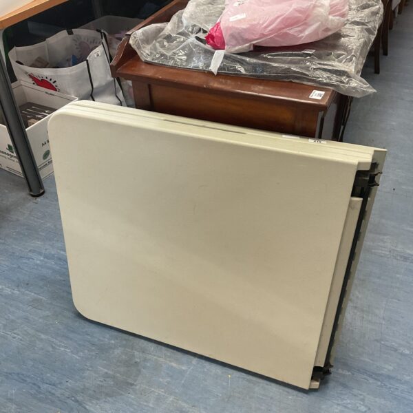 Durable folding event table for parties and events.