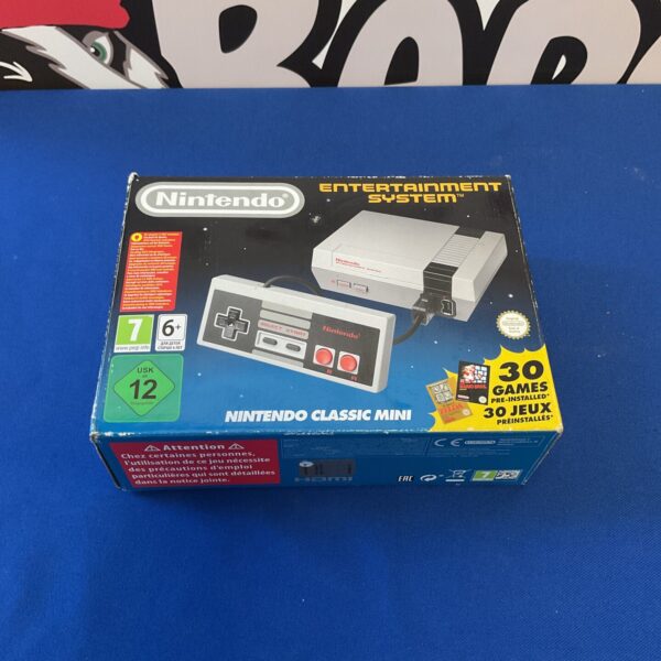 Nintendo Classic Mini NES console, retro gaming system.