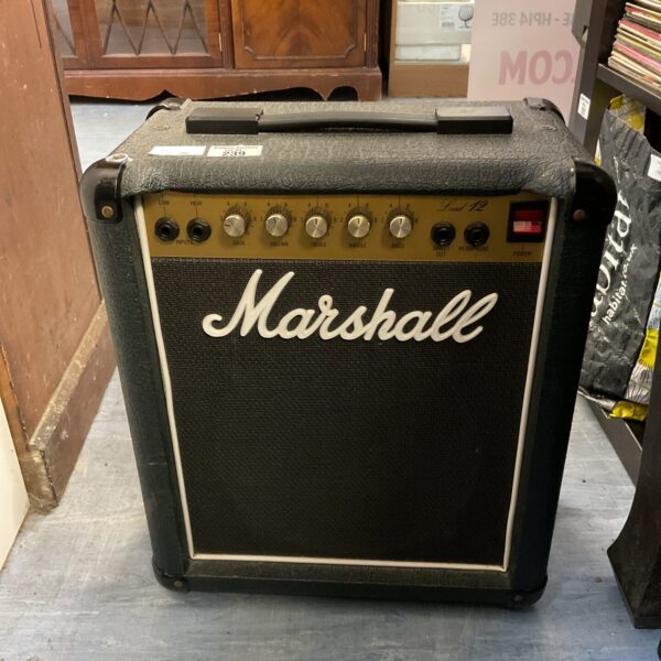 Vintage Marshall Lead 12 guitar amplifier, classic rock tone.