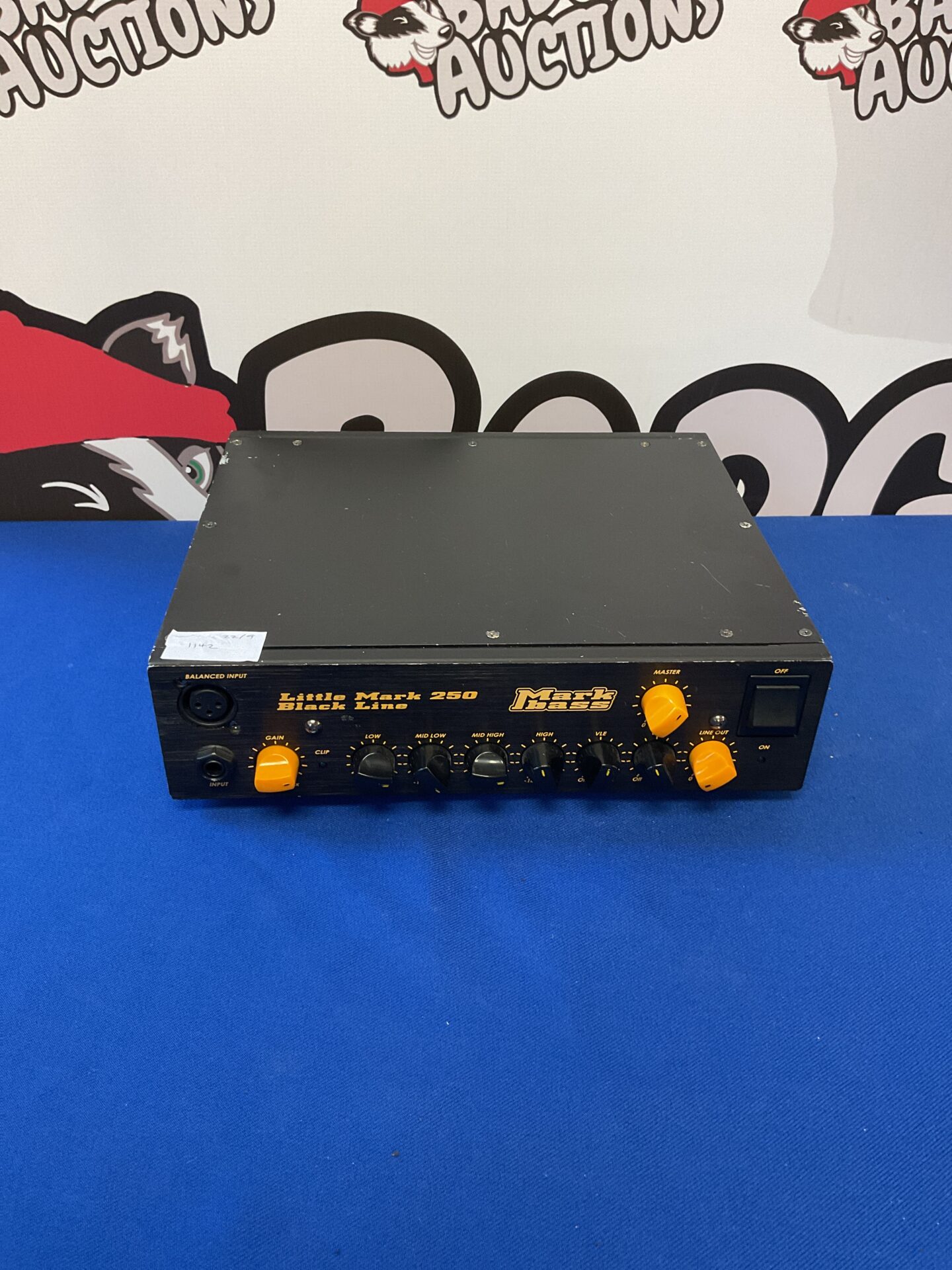 097 Mark bass Little mark 250 black line bass amplifier