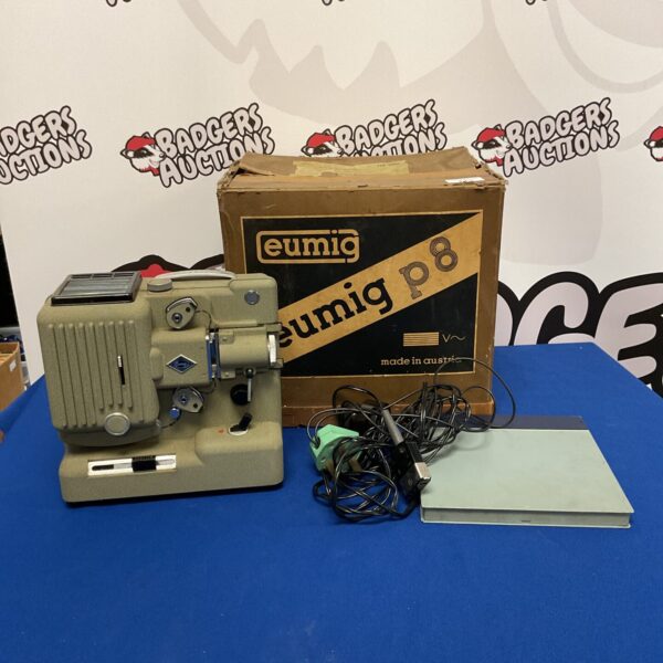 Vintage Eumig p8 8mm film projector in good condition.