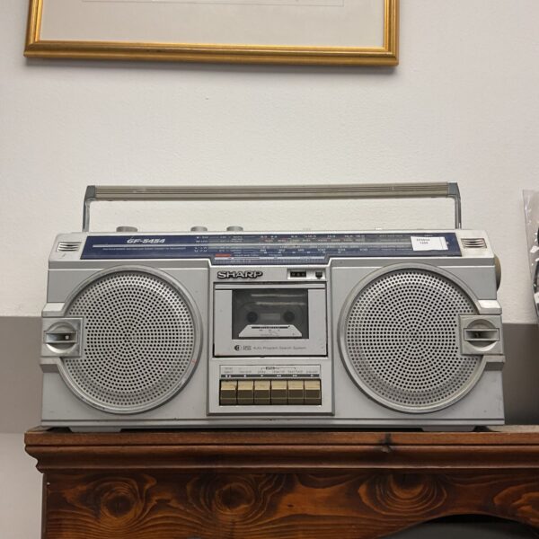 Vintage Sharp GF-5454 boombox radio cassette player