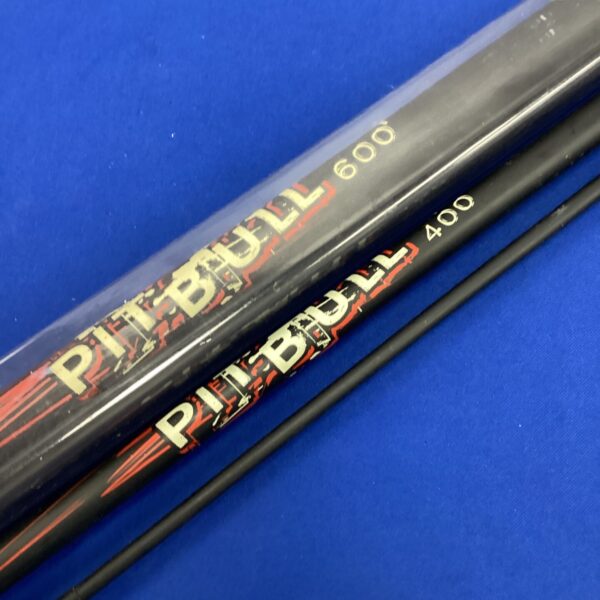 Two vintage Browning Pitbull fishing poles, model 600, for sale.