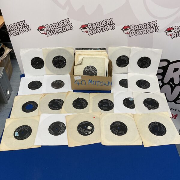 Collection of 40 Motown 7” single vinyl records