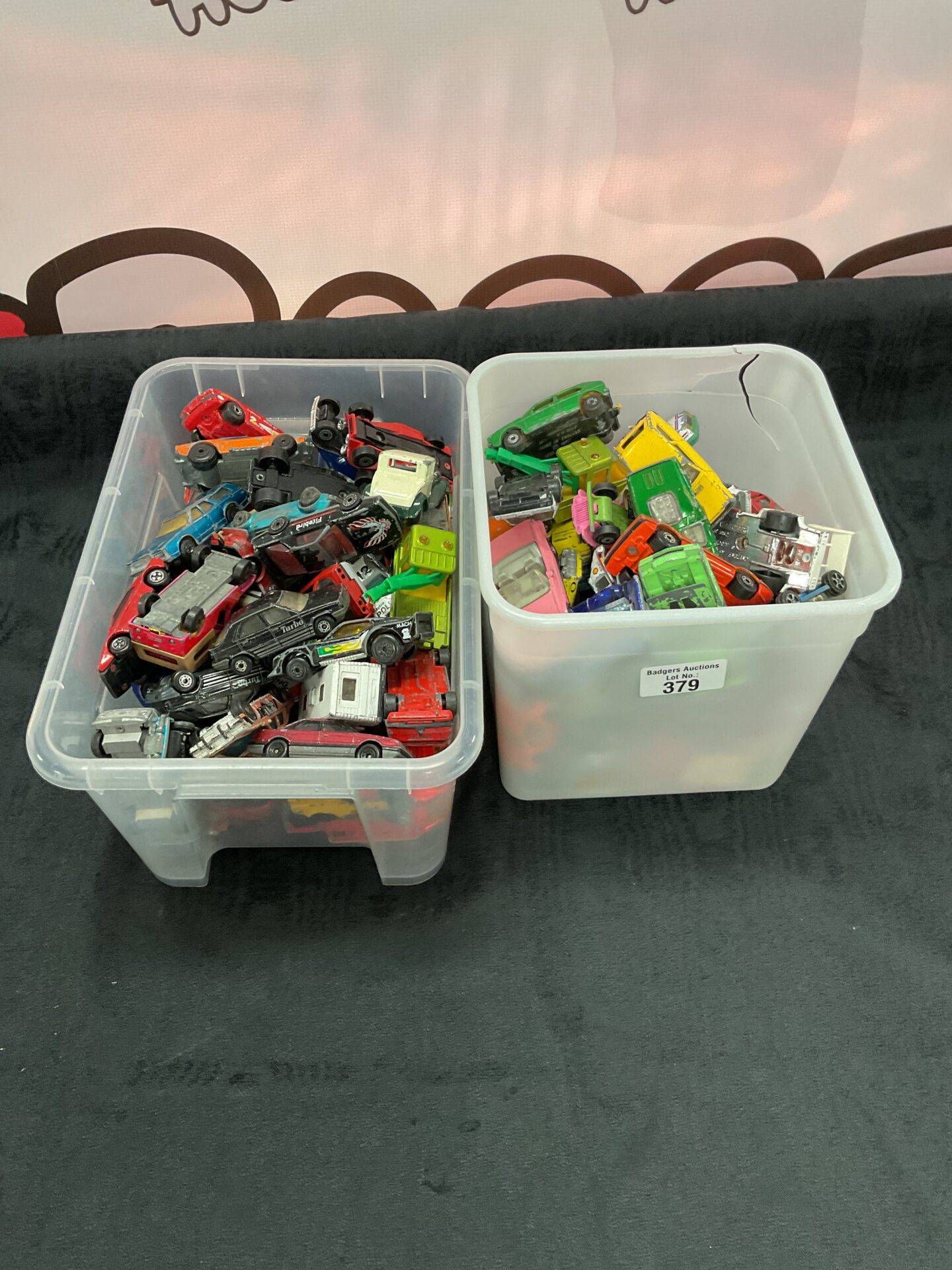 379 Two boxes of mixed diecast models including corgi
