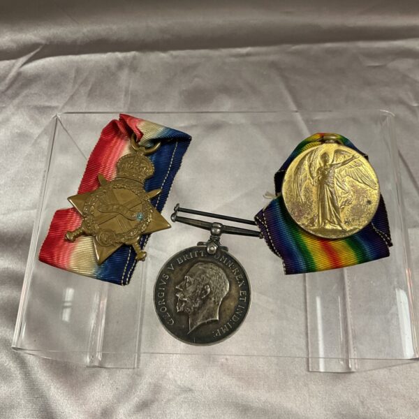 WWI Irish Fusiliers medal group, British War Medal and Victory Medal