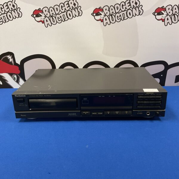 Vintage Technics SO-P277A CD player in silver finish.