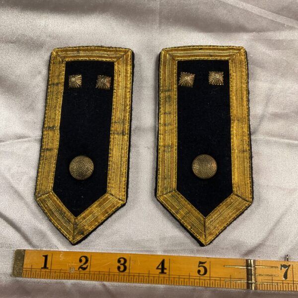 WWII Kriegsmarine epaulettes, original German naval shoulder boards.