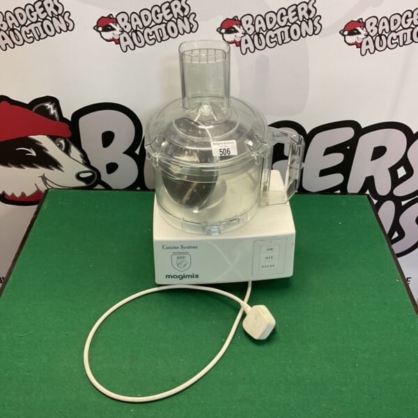 Vintage Magimix automatic blender in used condition.