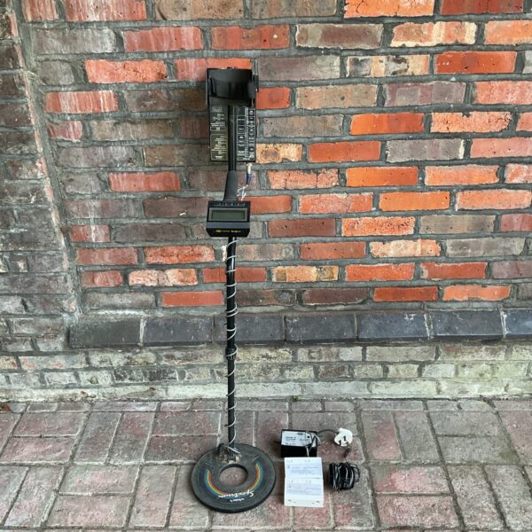 Vintage White's Eagle Spectrum metal detector for treasure hunting.