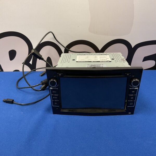 Xtron car stereo head unit for in-car entertainment system.