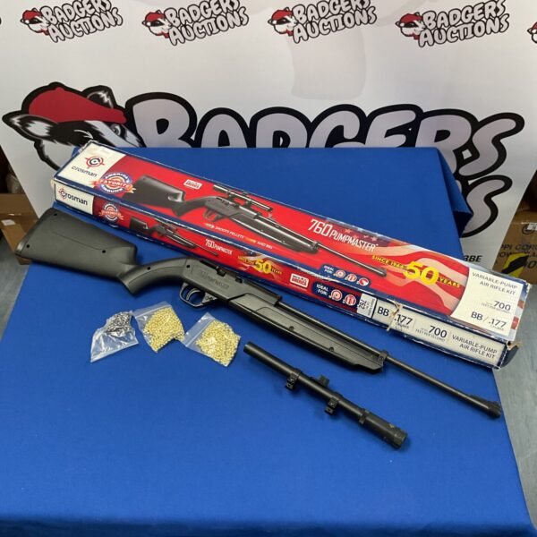 Vintage Crosman 760 Pumpmaster BB gun and .177 air rifle.